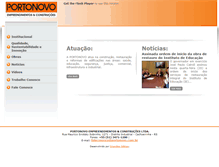 Tablet Screenshot of portonovo.com.br